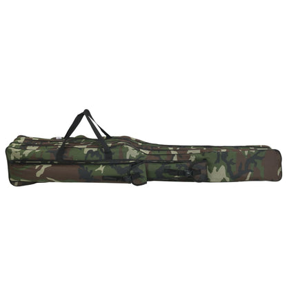 Saco para cana de pesca 150 cm tecido oxford camuflagem verde