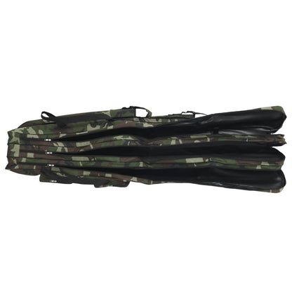 Saco para cana de pesca 160 cm tecido oxford camuflagem verde