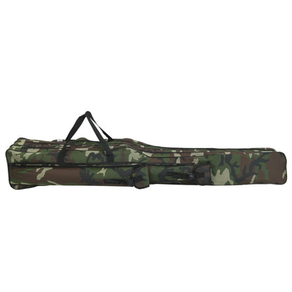 Saco para cana de pesca 160 cm tecido oxford camuflagem verde