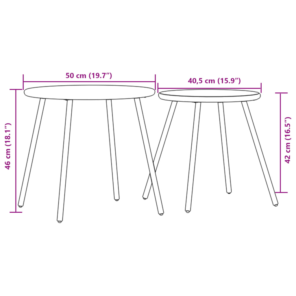 Conjunto de sofás de jardim c/ almofadões aço/textilene preto