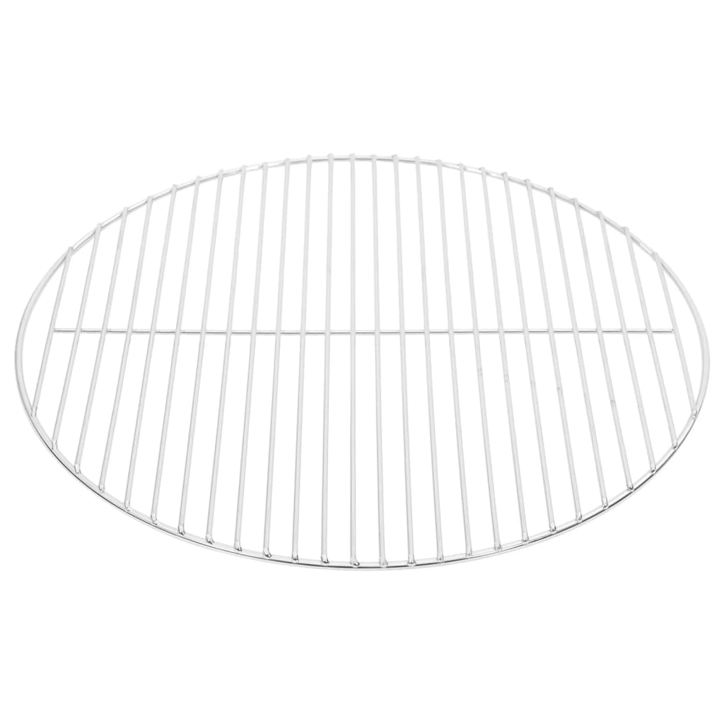 Grelha para churrasco redonda Ø50 cm aço inoxidável 304