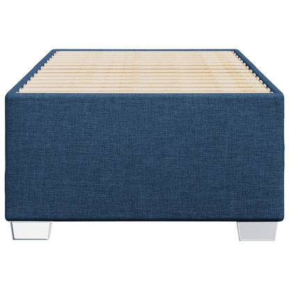 Estrutura de cama 90x190 cm tecido azul