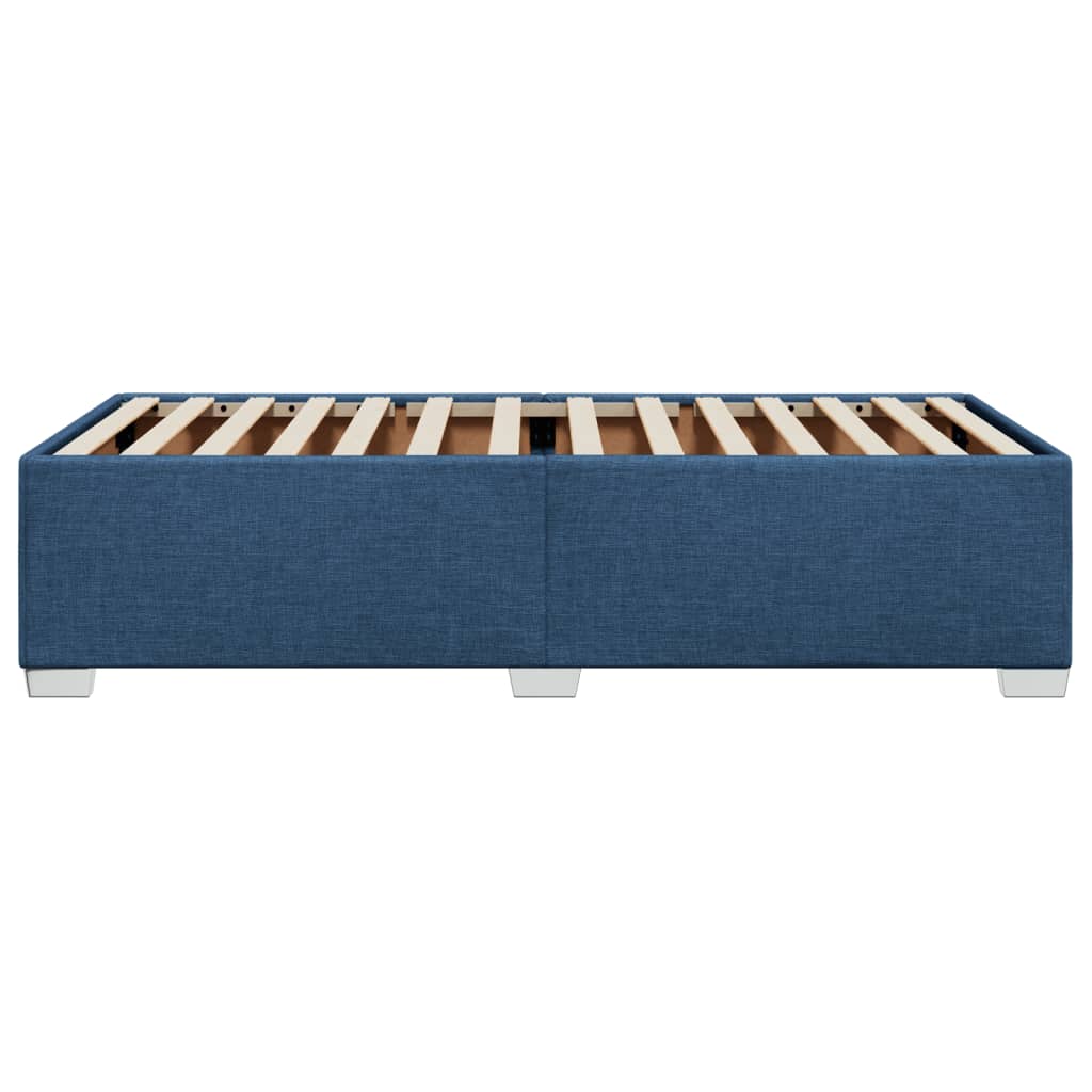 Estrutura de cama 90x190 cm tecido azul