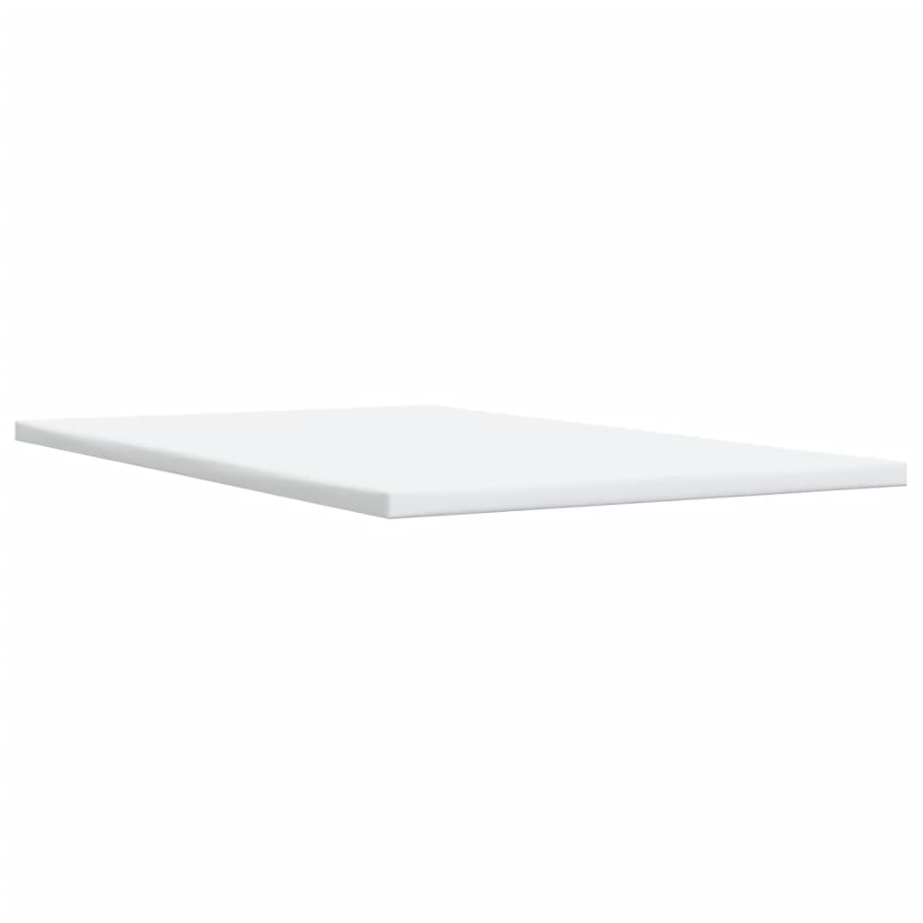 Cama boxspring com colchão 120x190 cm couro artificial branco