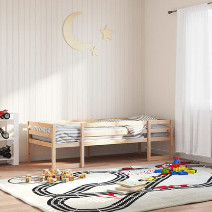 Estrutura de cama infantil 80x200 cm madeira de pinho maciça