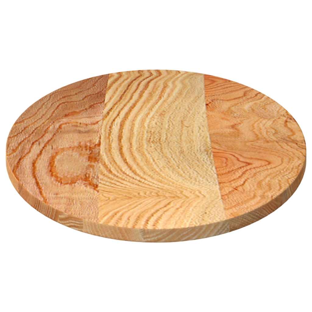 Tampo de mesa 100x50x2 cm carvalho maciça oval castanho-claro