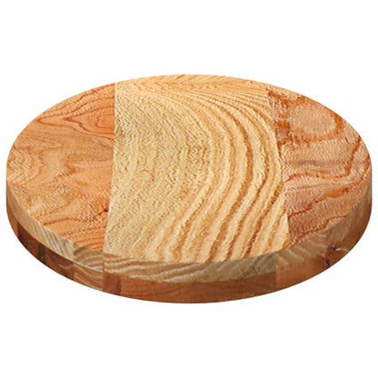 Tampo de mesa 80x40x4 cm carvalho maciça oval castanho-claro