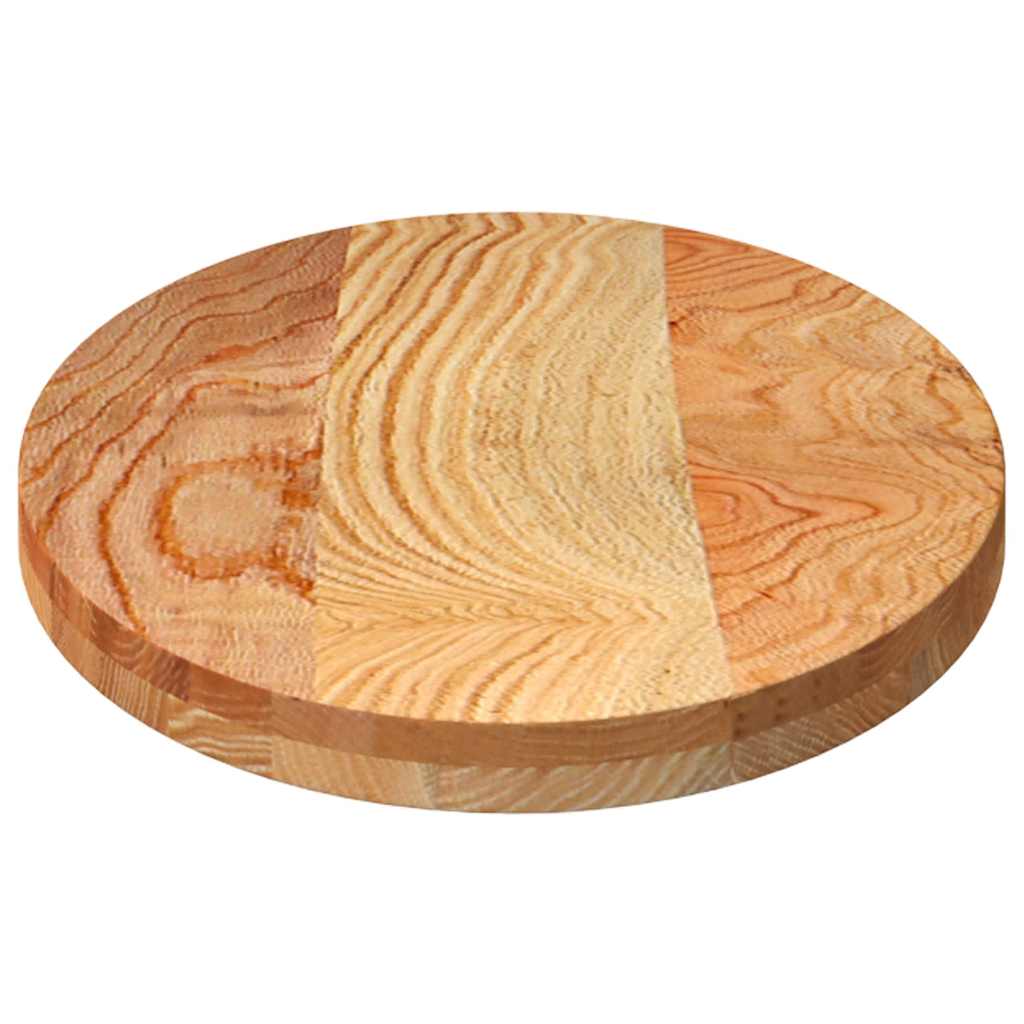 Tampo de mesa 100x50x4 cm carvalho maciça oval castanho-claro