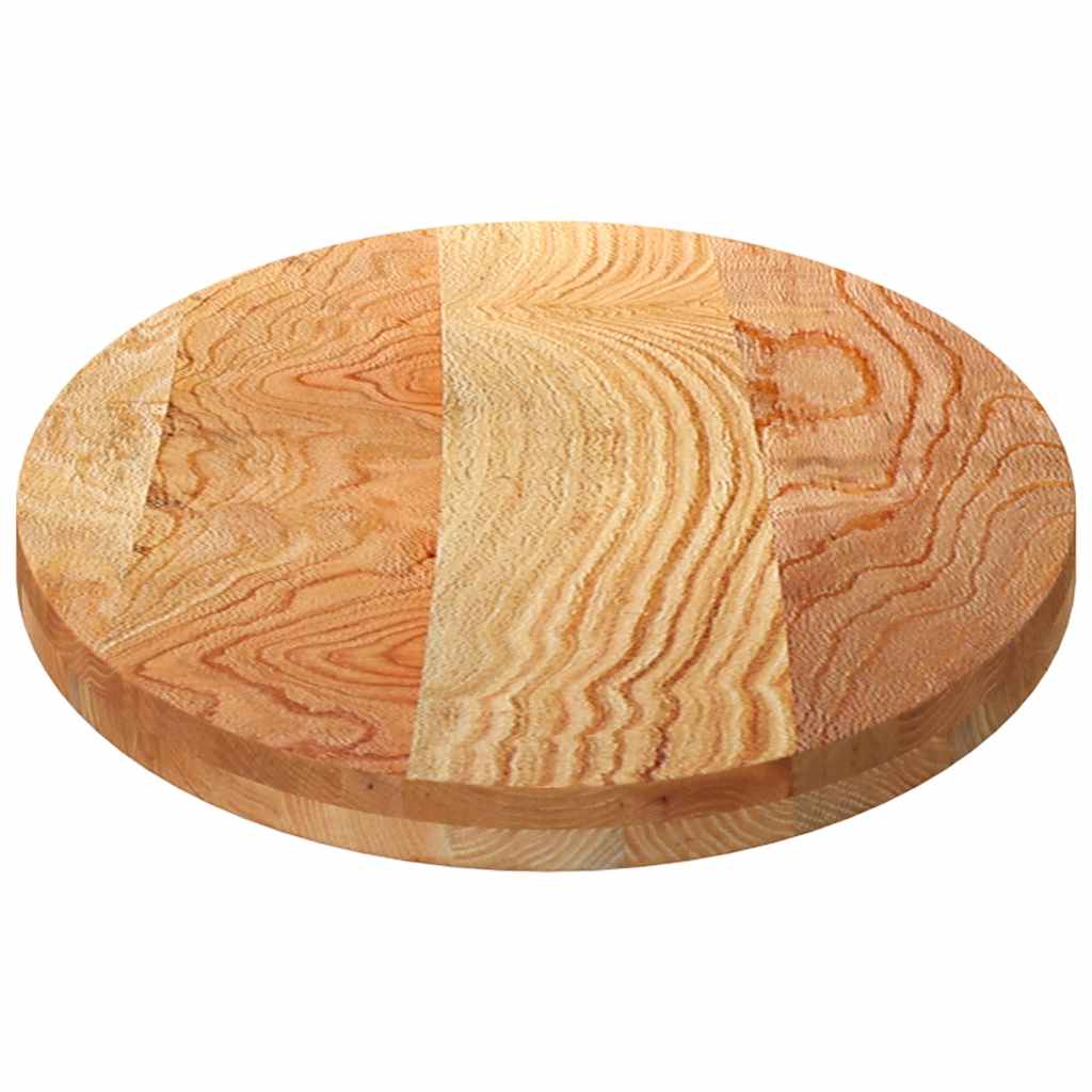 Tampo de mesa 120x60x4 cm carvalho maciça oval castanho-claro