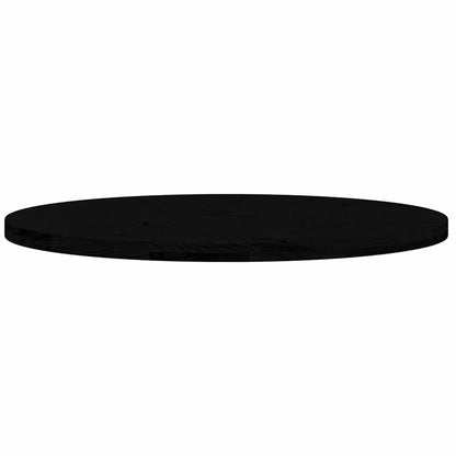 Tampo de mesa 100x50x4 cm carvalho maciça oval castanho-escuro