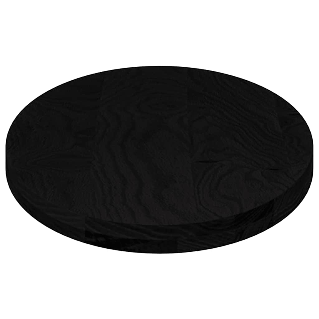 Tampo de mesa 100x50x4 cm carvalho maciça oval castanho-escuro