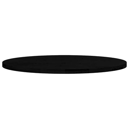 Tampo de mesa 120x60x4 cm carvalho maciça oval castanho-escuro