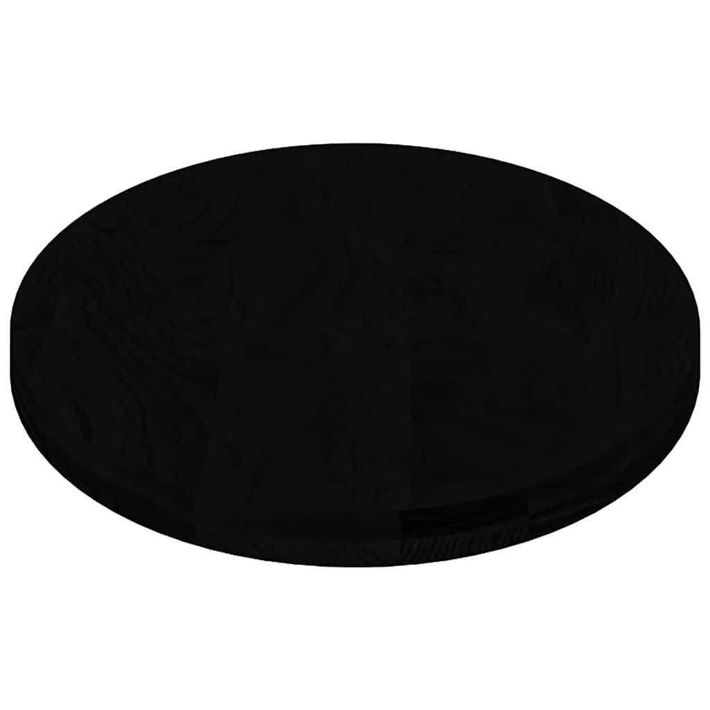 Tampo de mesa 120x60x4 cm carvalho maciça oval castanho-escuro