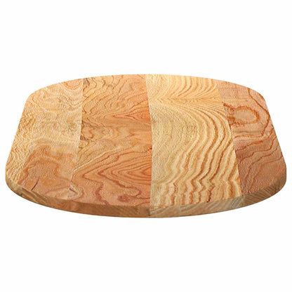 Tampo de mesa 100x50x2 cm carvalho maciça oval castanho-claro