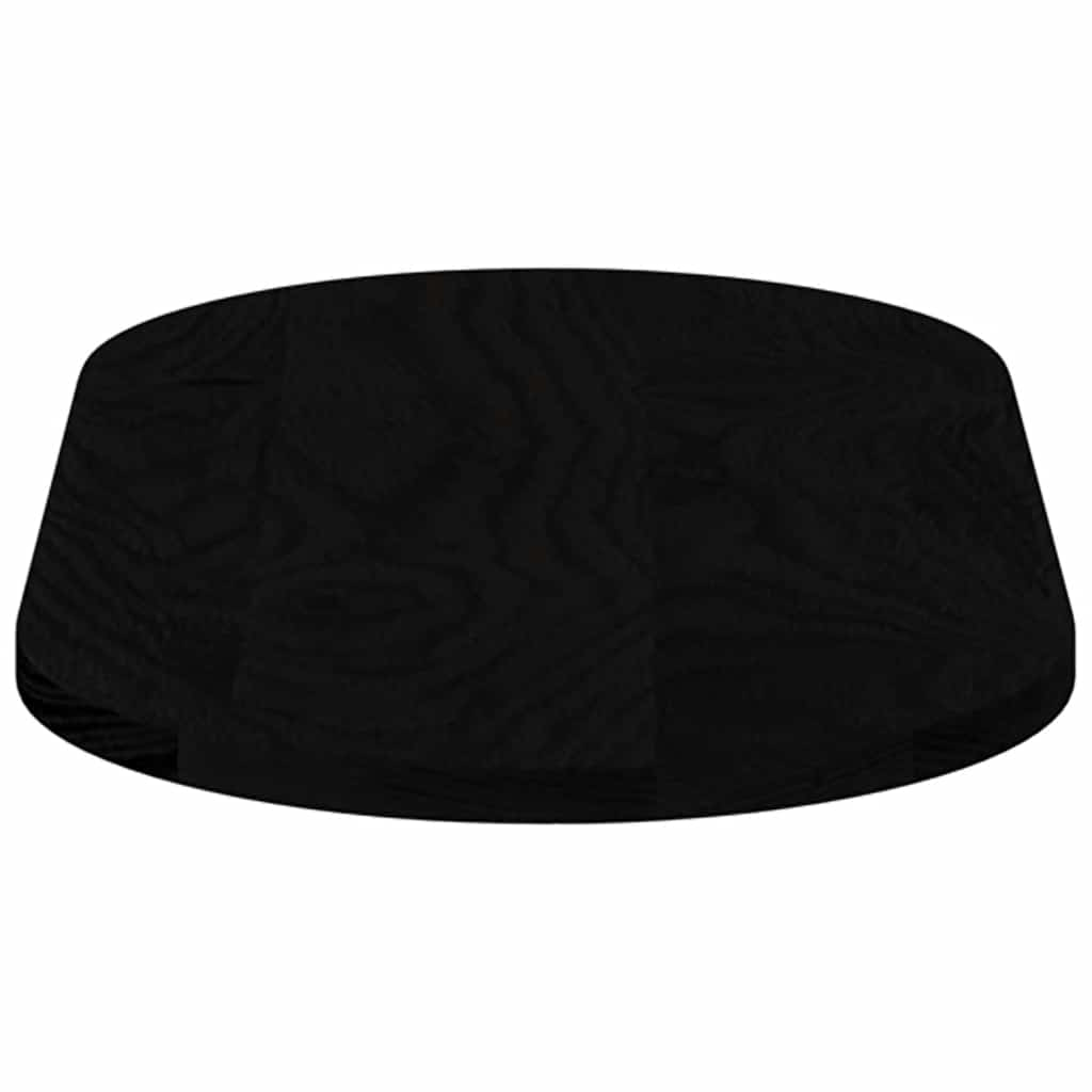 Tampo de mesa 80x40x2 cm carvalho maciça oval castanho-escuro