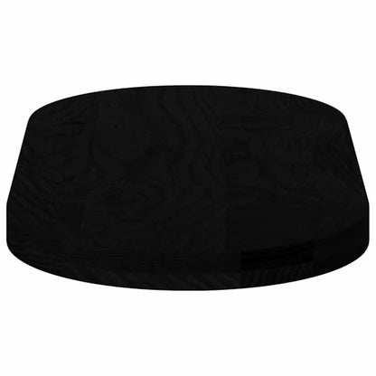 Tampo de mesa 80x40x4 cm carvalho maciça oval castanho-escuro