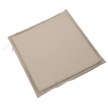 Almofadas assento de jardim 2 pcs 45x45x2 cm cinza-acastanhado