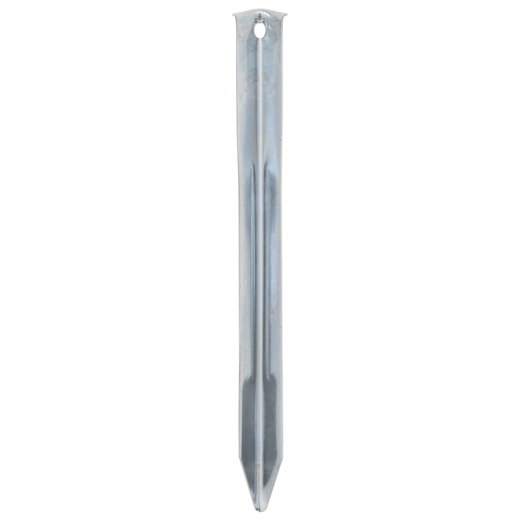 Estacas para tenda 24 pcs 22 cm Ø20 mm aço galvanizado