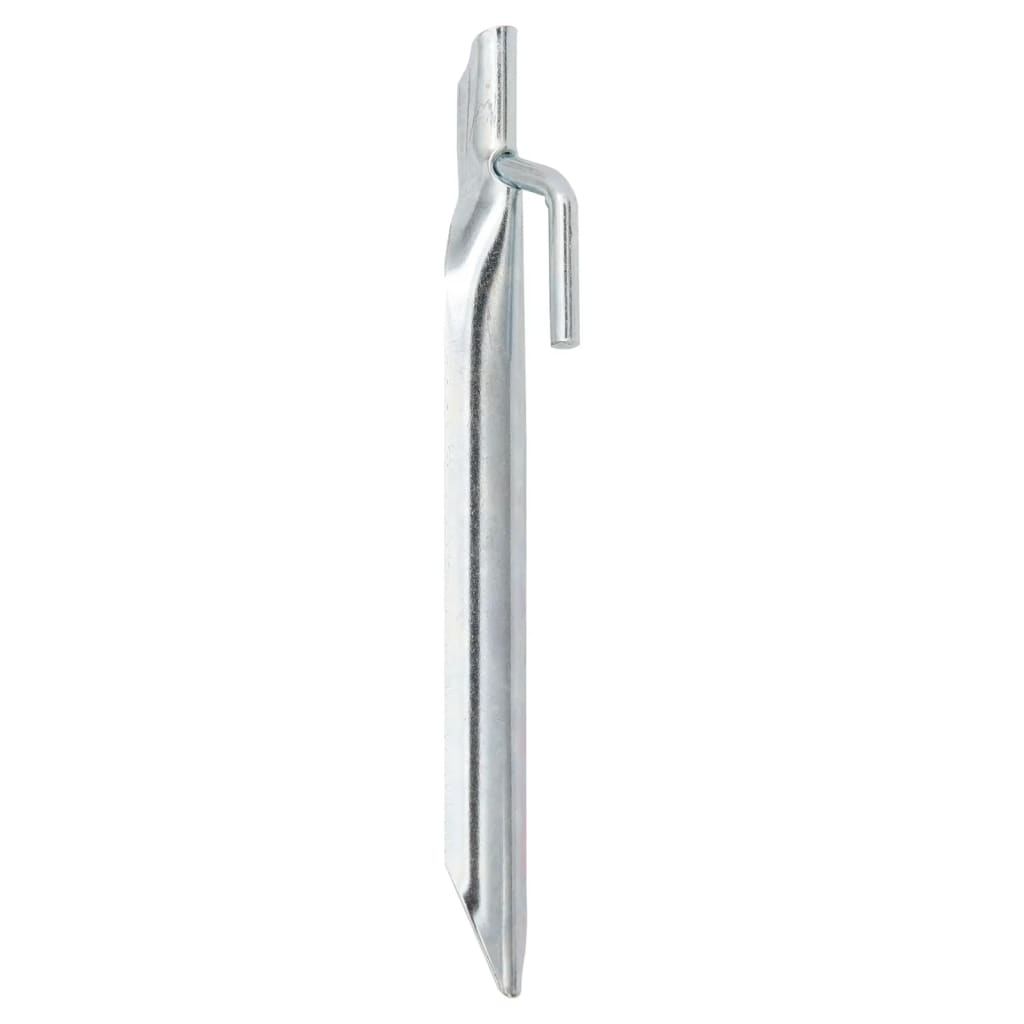 Estacas p/ tenda 24 pcs forma de U 17 cm Ø20 mm aço galvanizado