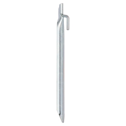 Estacas p/ tenda 24 pcs forma de V 24 cm Ø20 mm aço galvanizado