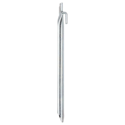 Estacas p/ tenda 24 pcs forma de V 29,5cm Ø20mm aço galvanizado