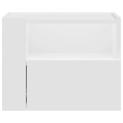 Mesa de cabeceira de parede 45x30x35 cm branco