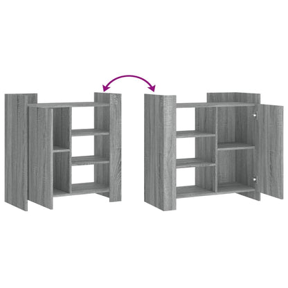 Aparador 73,5x35x75 cm derivados de madeira cinzento sonoma