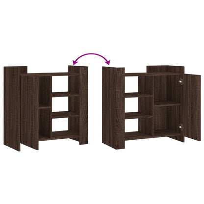 Aparador 73,5x35x75 cm derivados de madeira carvalho castanho