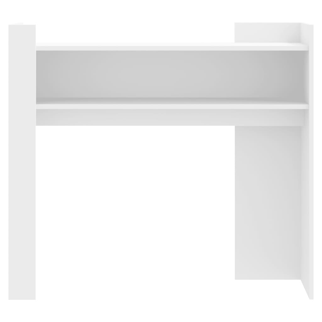 Mesa consola 100x35x90 cm derivados de madeira branco