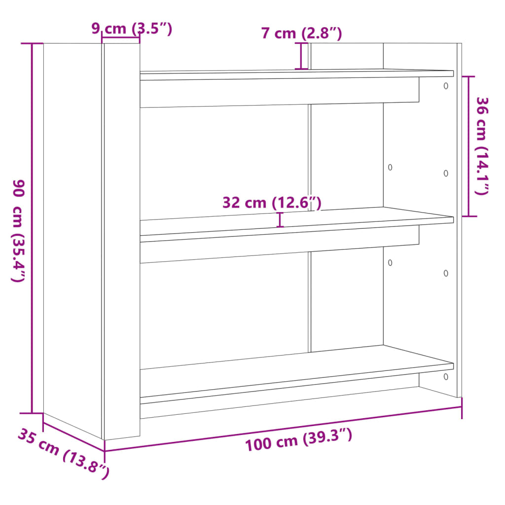 Mesa consola 100x35x90 cm derivados de madeira branco