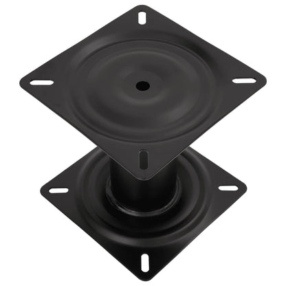 Pedestal para assento de barco 18 cm aço preto