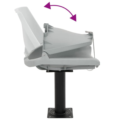 Assento de barco com pedestal rotativo a 360°