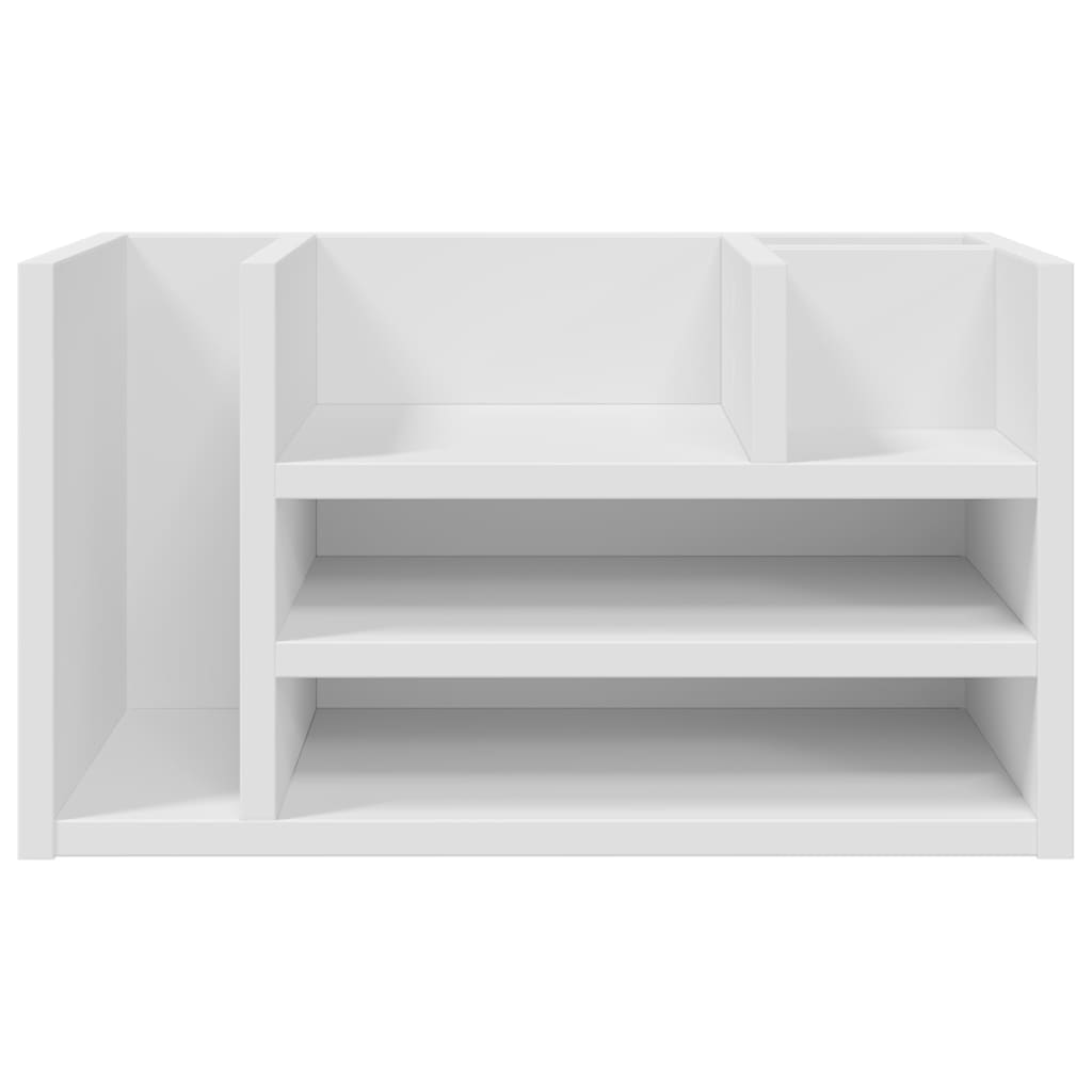 Organizador de secretária 44,5x24x25cm derivados madeira branco