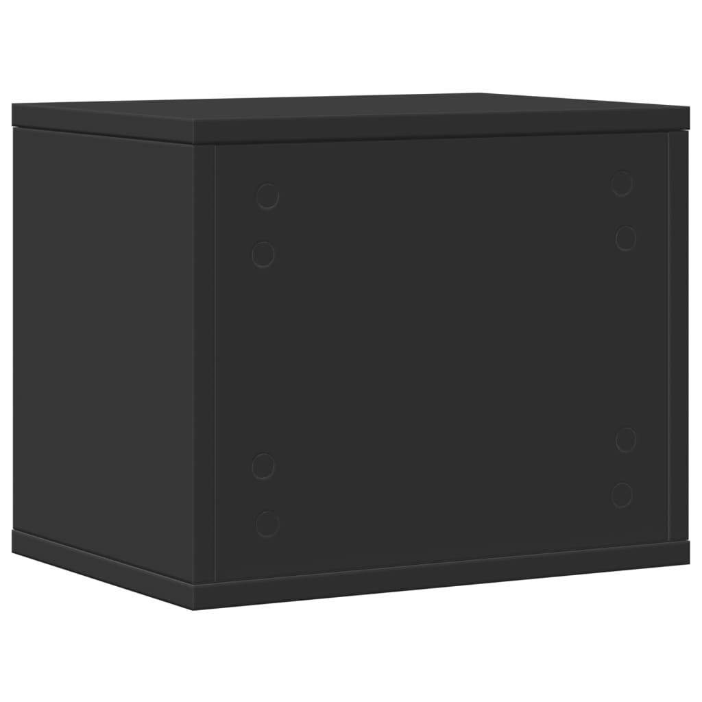 Organizador de secretária 36x26x29,5cm derivados madeira preto