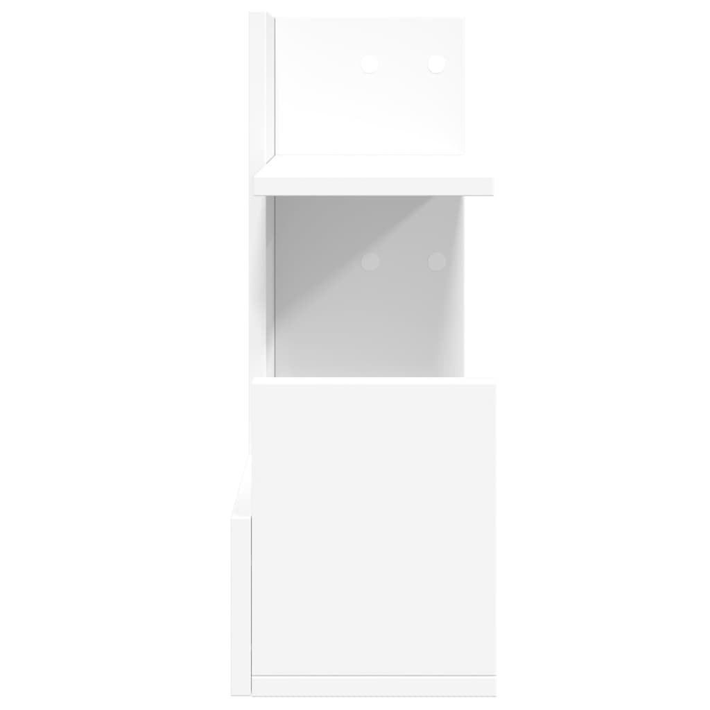 Organizador de secretária 49x20x52,5cm derivados madeira branco