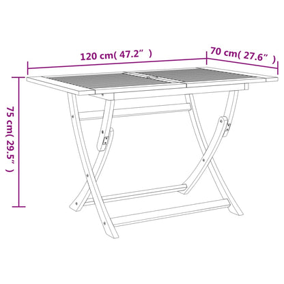 7 pcs conjunto de jantar para jardim madeira de acácia maciça