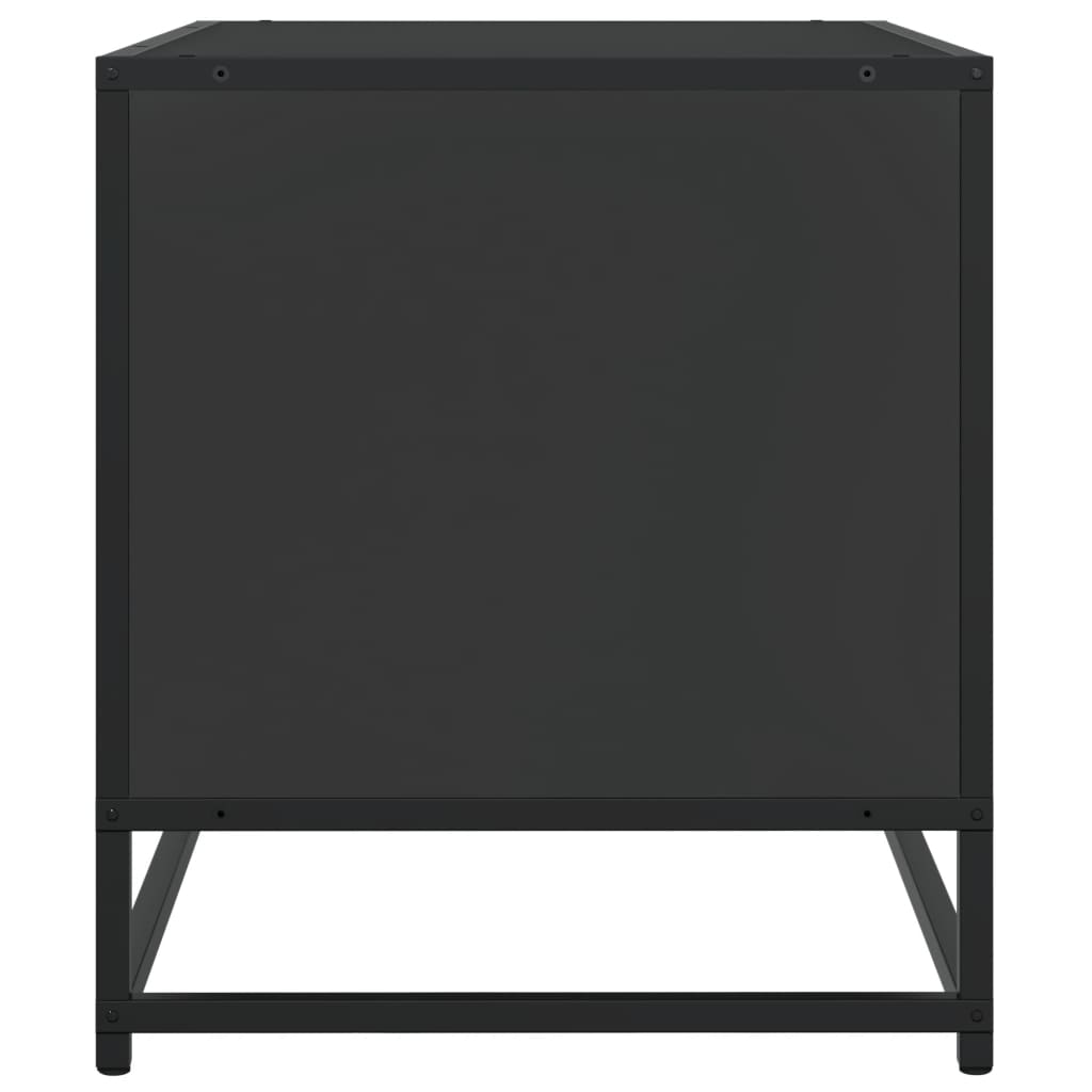 Móvel para TV 120,5x40x46 cm derivados de madeira/metal preto