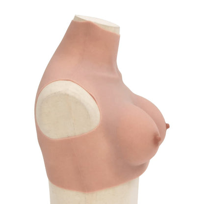 Peitoral de silicone natural copa B