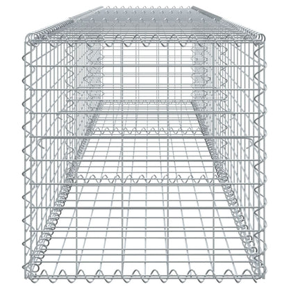 Cesto gabião com cobertura 300x50x50 cm ferro galvanizado