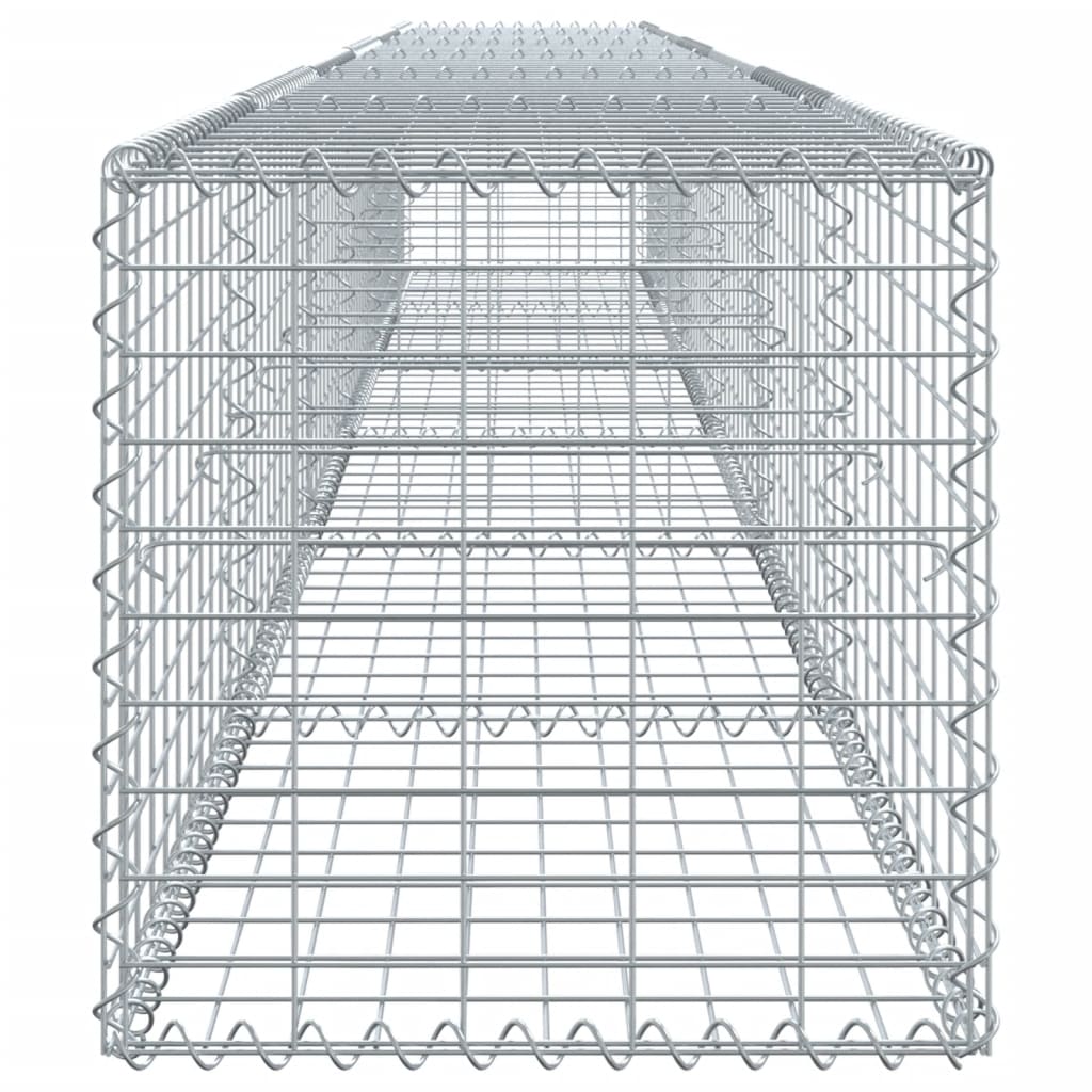 Cesto gabião com cobertura 600x50x50 cm ferro galvanizado