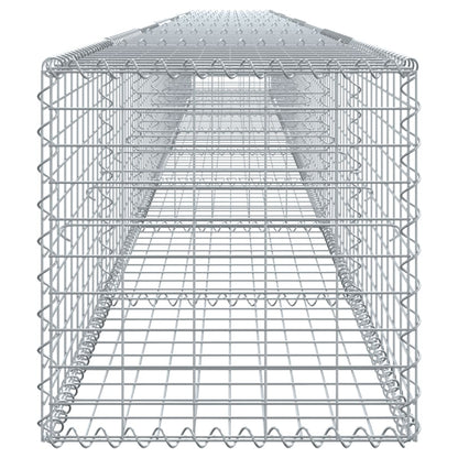 Cesto gabião com cobertura 800x50x50 cm ferro galvanizado