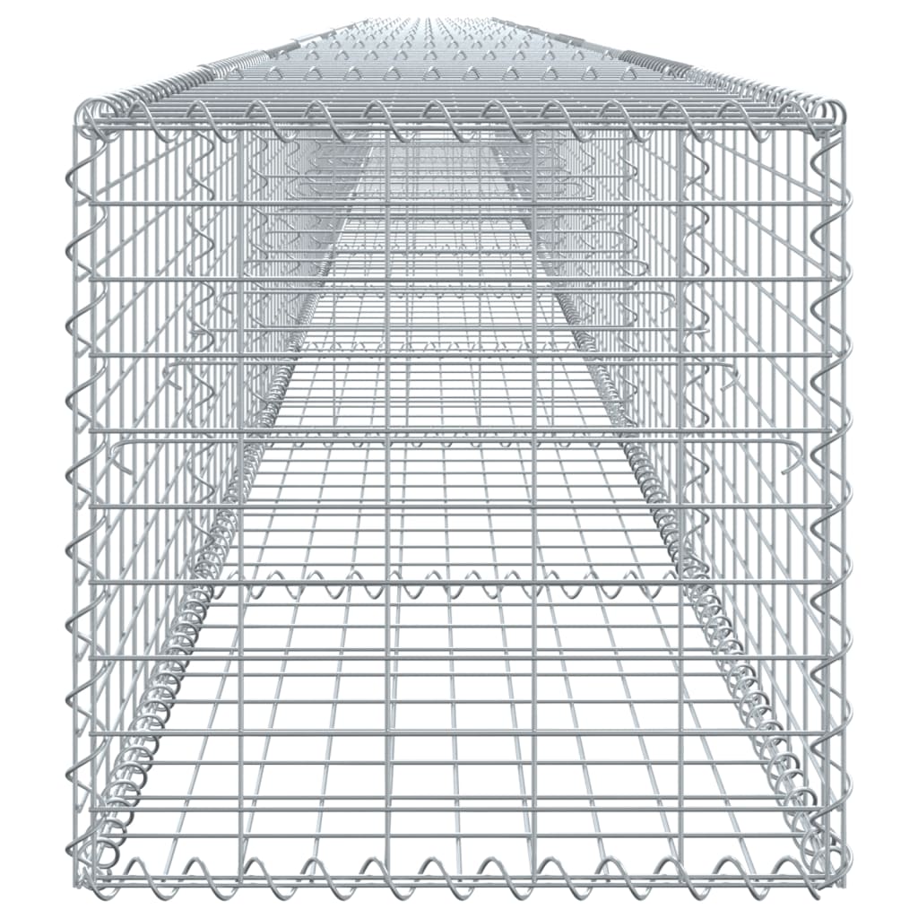 Cesto gabião com cobertura 1000x50x50 cm ferro galvanizado