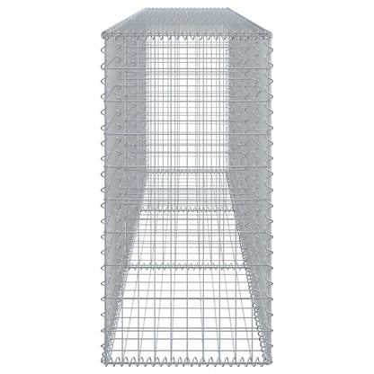 Cesto gabião com cobertura 300x50x100 cm ferro galvanizado