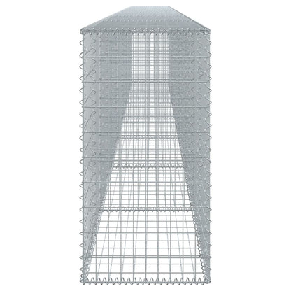 Cesto gabião com cobertura 700x50x100 cm ferro galvanizado