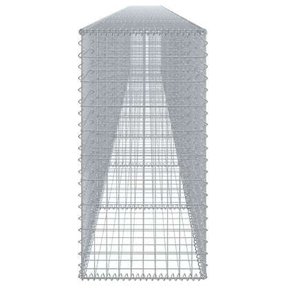 Cesto gabião com cobertura 900x50x100 cm ferro galvanizado