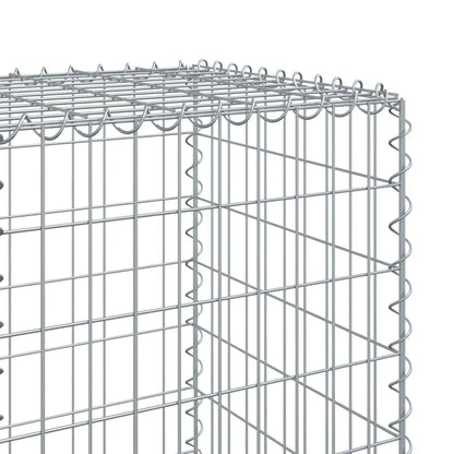 Cesto gabião com cobertura 100x50x150 cm ferro galvanizado