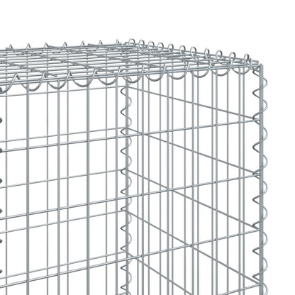 Cesto gabião com cobertura 800x50x150 cm ferro galvanizado