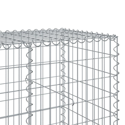 Cesto gabião com cobertura 950x100x100 cm ferro galvanizado