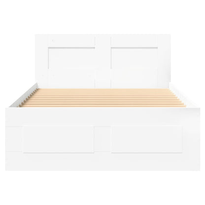 Estrutura cama c/ cabeceira sem colchão 90x190 cm branco