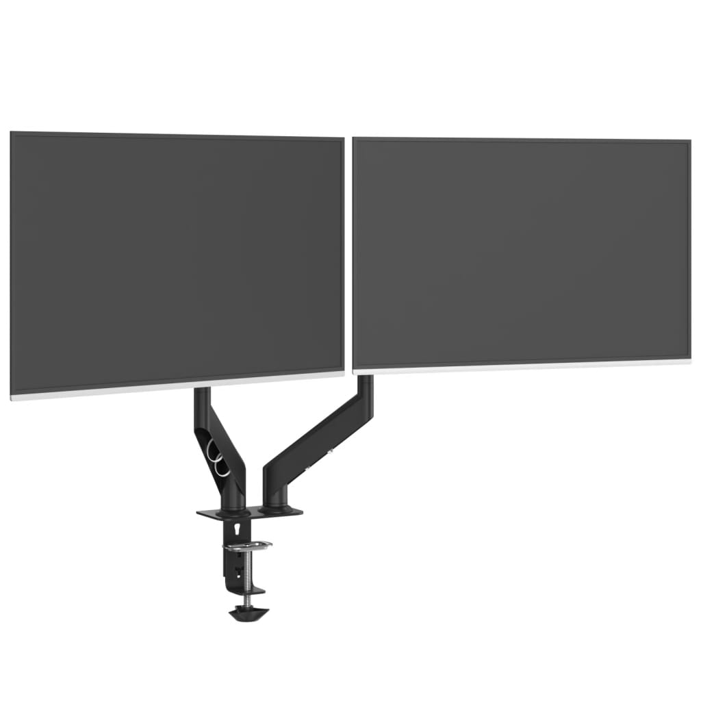 Braço para monitor duplo ecrã de 27" máx. VESA 75/100 mm 20 kg